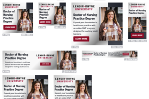 Example of Doctor of Nursing Practice digital display ads