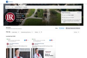 Example of Facebook ads