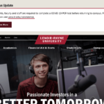 Design of an open web alert screen showing custom homepage web alert message. Screenshot of new homepage design showing website showing an open web alert message at top of page
